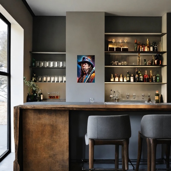 Stevie Ray - 13” x 19" Fine Art Print - only 6 signed and numbered made - Picture 4 of 5